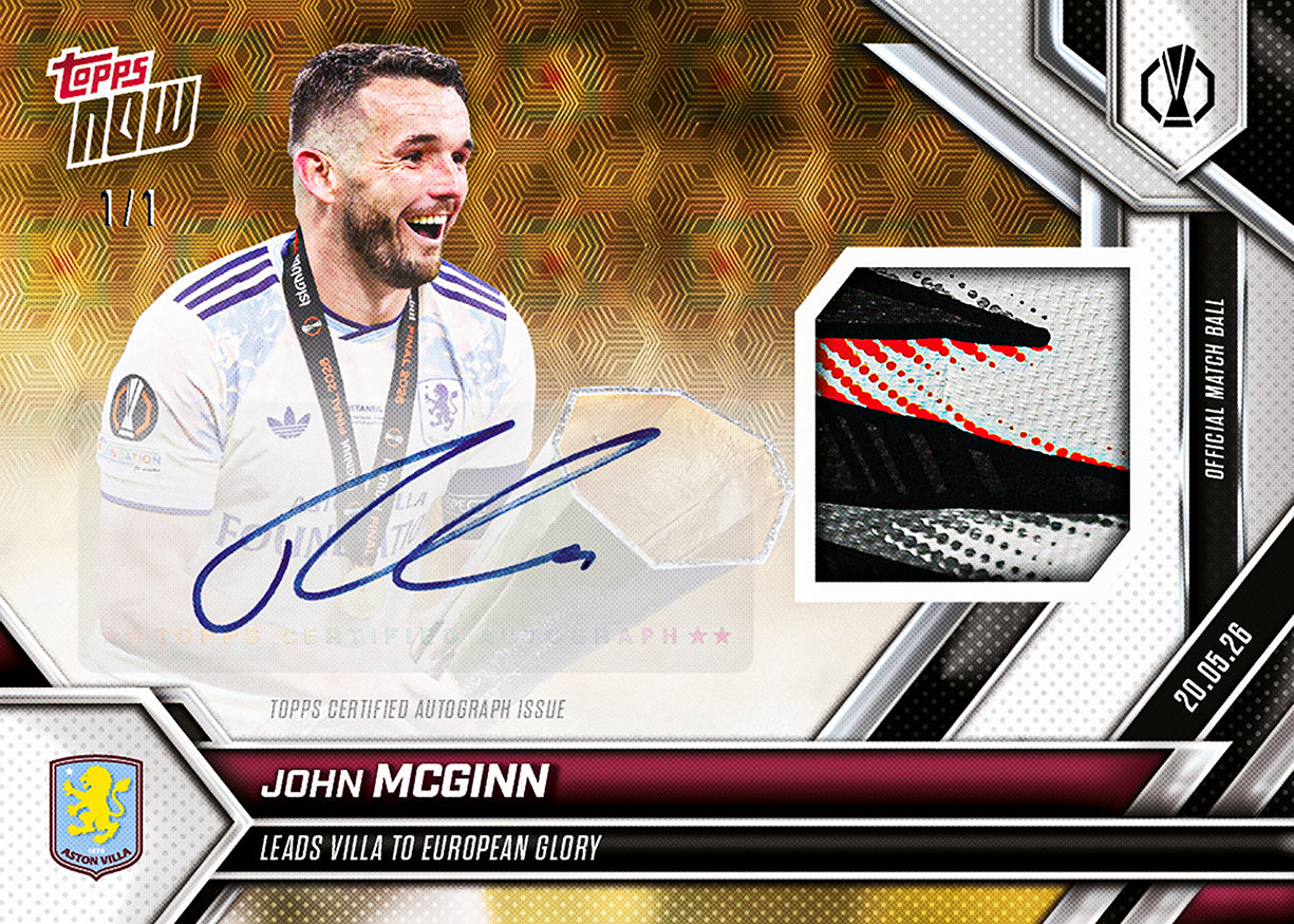 John McGinn - 2025-26 UEL Topps NOW - Card 32 - PR: 1473 - Image 2