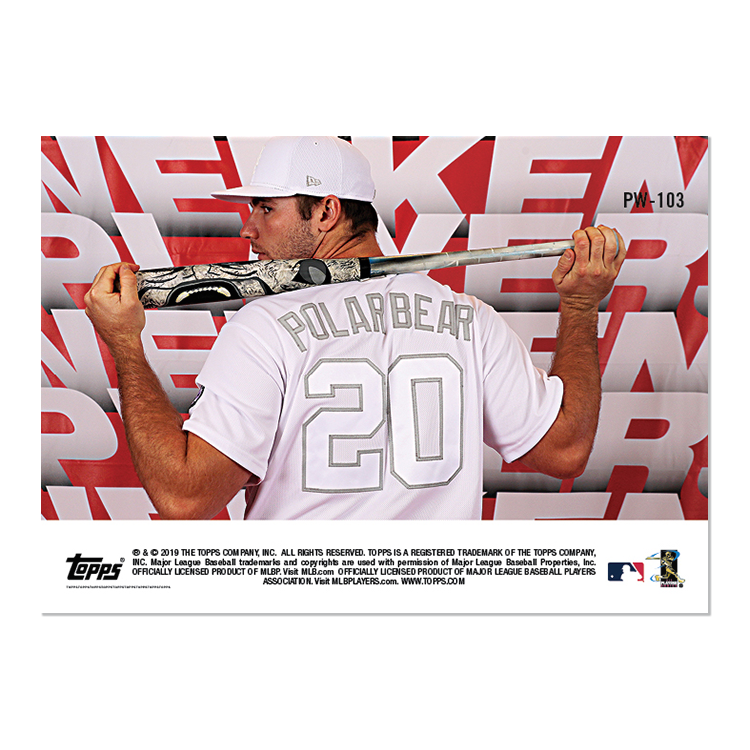Alternative view of 2019 New York Mets TOPPS NOW Players Weekend 6-Card Team Set + Relic Card - Print Run: 508