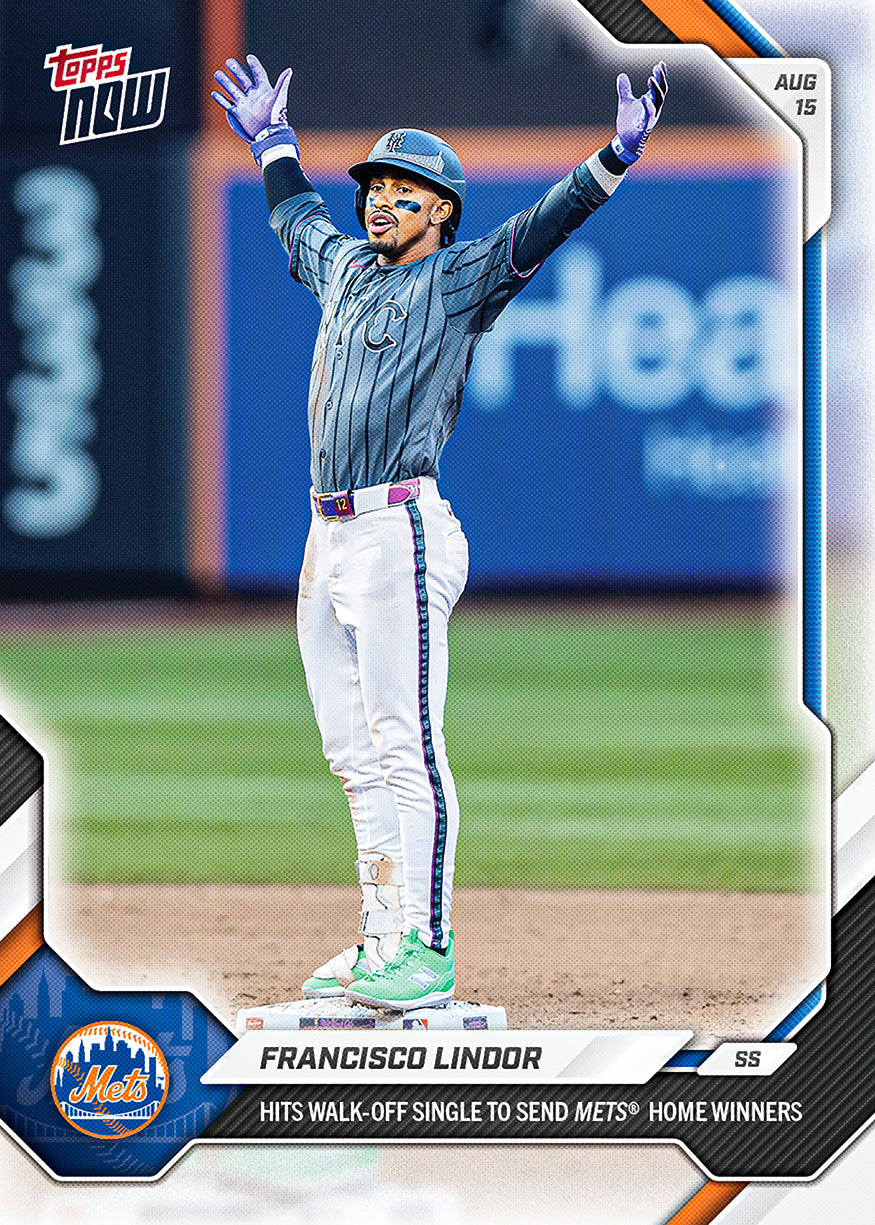 Francisco Lindor - 2026 MLB Topps NOW - Card 557 - PR: 1089