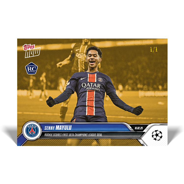 Senny Mayulu - 2024-25 UCL Topps NOW - Card 106 - PR: 291 - Image 3