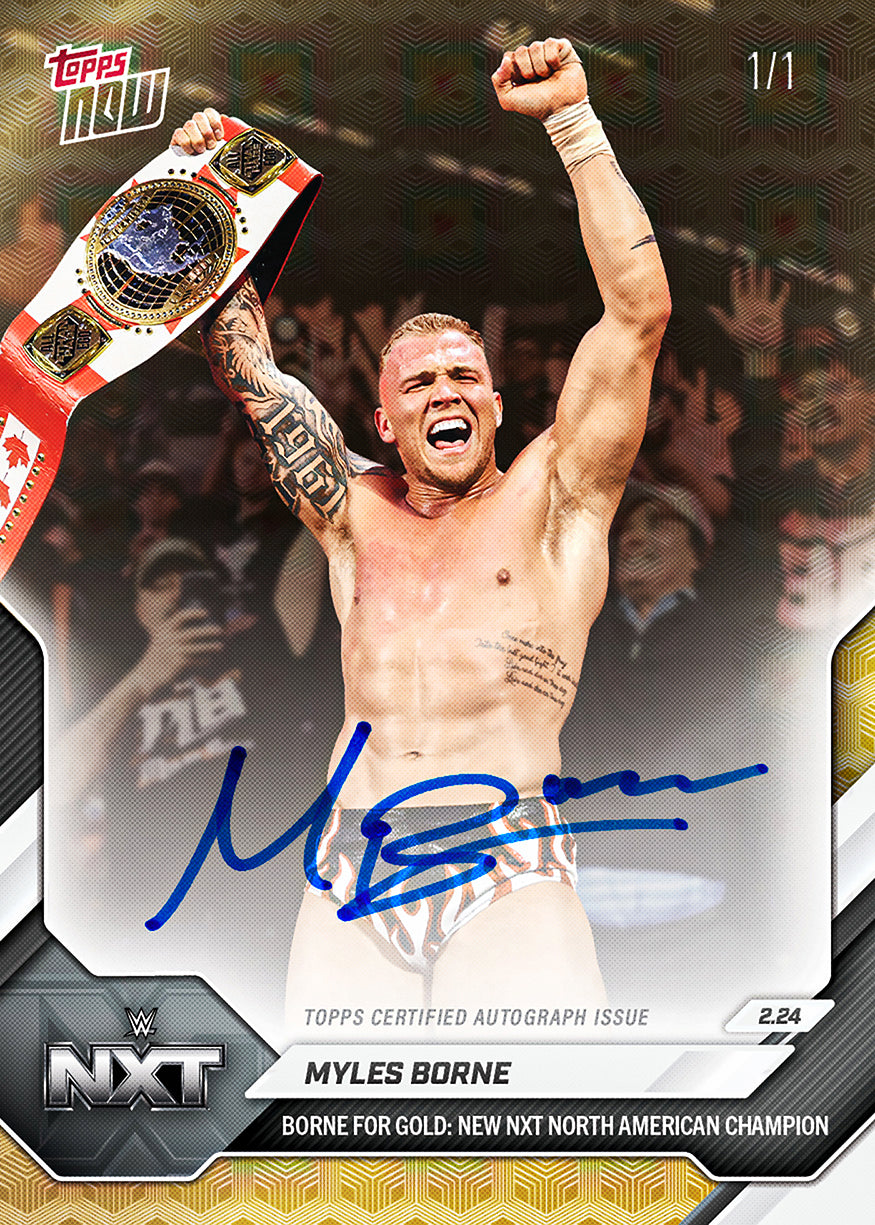 Myles Borne - 2026 WWE Topps NOW - Card 20 - PR: 622 - Image 2