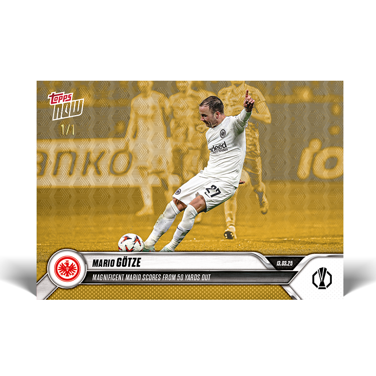 Mario Götze - 2024-25 UEL Topps NOW Card 27 - PR: 110 - Image 3