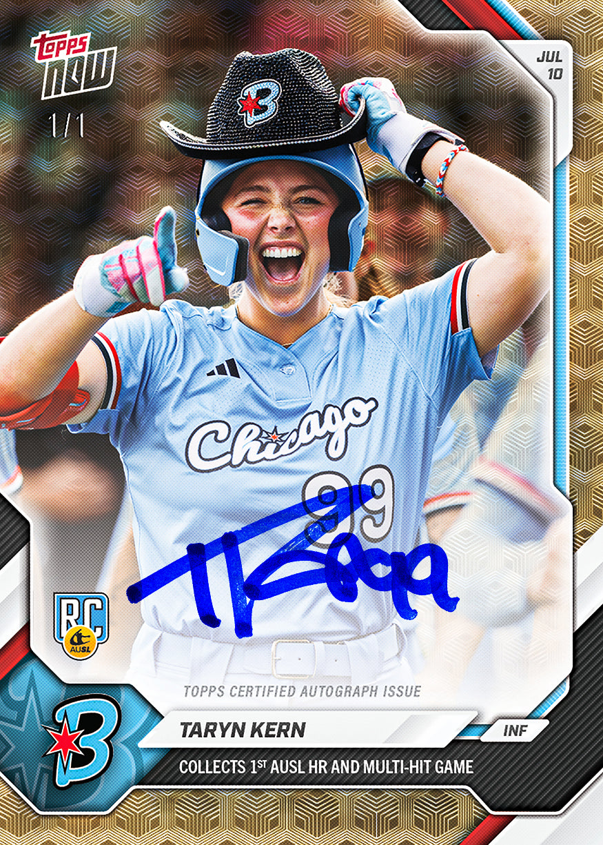 Alternative view of Taryn Kern - 2026 AUSL Topps NOW - Card 36 - PR: 998