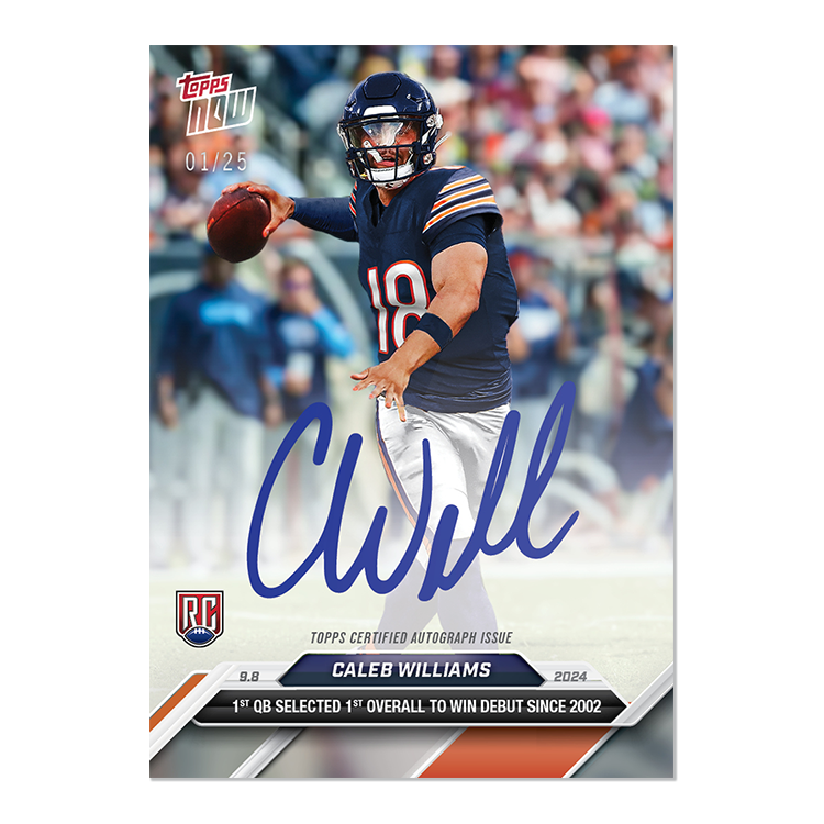 Caleb Williams - 2024 TOPPS NOW Football Card 2 - LOOK FOR AUTOS - PR: 28,262 - Image 3