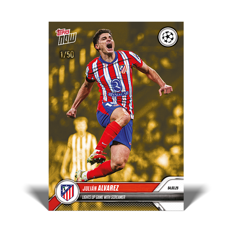 Julián Alvarez - 2024-25 UCL Topps NOW Card 113 - PR: 434 - Image 2