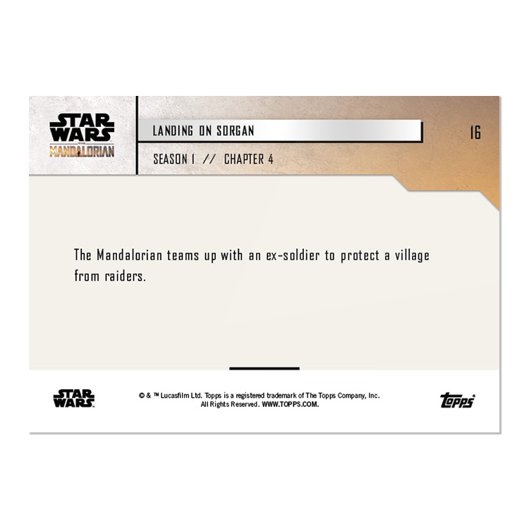 Star Wars: The Mandalorian TOPPS NOW 5-Card Pack - S1 : Chapter 4 - Print Run: 1004 - Image 3