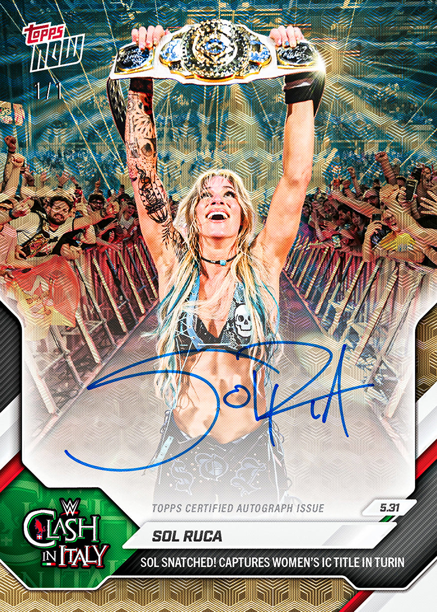 Sol Ruca - 2026 WWE Topps NOW - Card 62 - PR: 2846 - Image 2