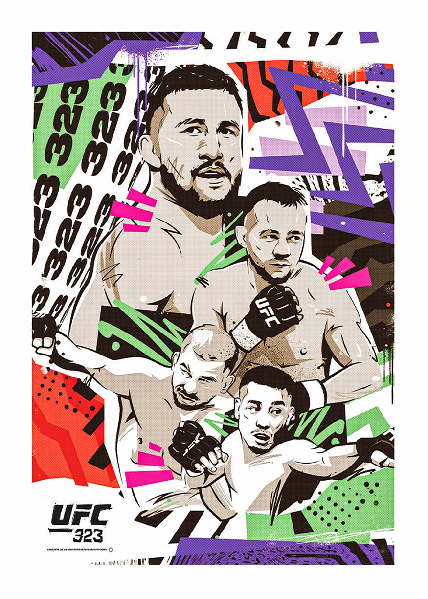 Joshua Van - 2025 UFC Topps NOW - Card 45 - PR: 1314 - Image 3