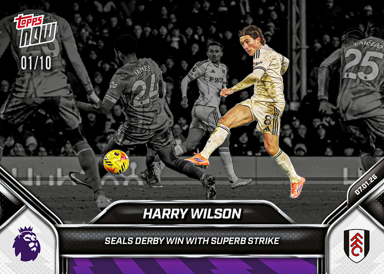 Harry Wilson - 2025-26 Premier League Topps NOW - Card 107 - PR: 220 - Image 4