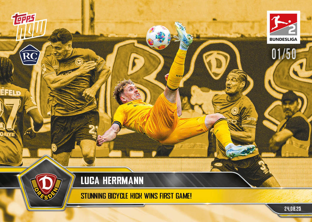 Luca Herrmann - 2025-26 Bundesliga Topps NOW - Card 9 - PR: 370 - Image 6