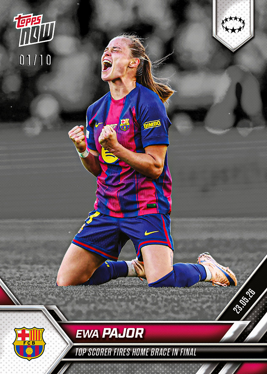 Ewa Pajor - 2025-26 UWCL Topps NOW - Card 32 - PR: 665 - Image 6
