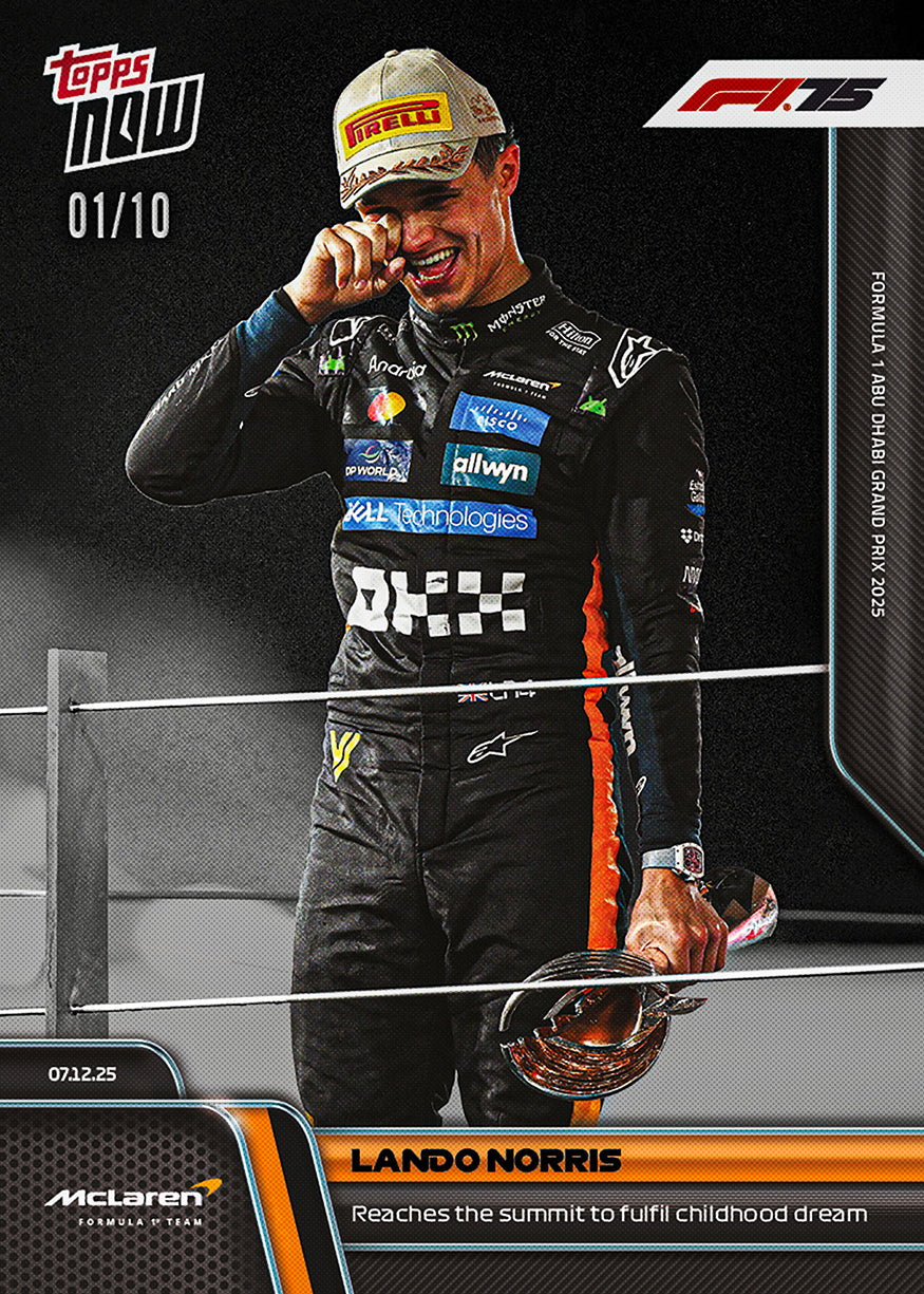 Lando Norris - 2025 Formula 1 Topps NOW - Card 87 - PR: 6698 - Image 4