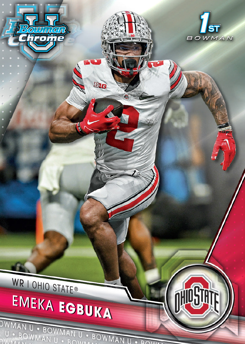 2023 Bowman University Chrome Football - HTA Box - Image 5