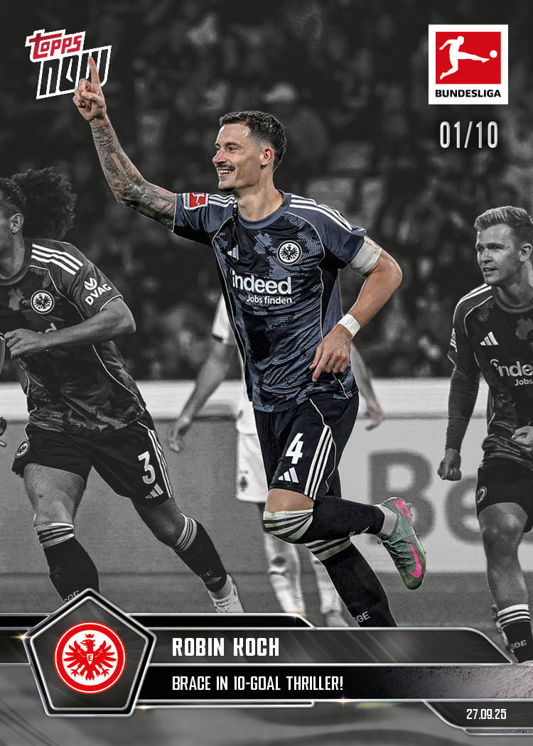 Robin Koch - 2025-26 Bundesliga Topps NOW - Card 35 - PR: 157 - Image 4
