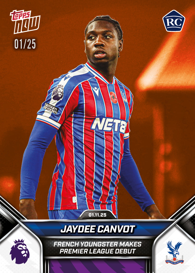 Jaydee Canvot - 2025-26 Premier League Topps NOW - Card 49 - PR: 352 - Image 5