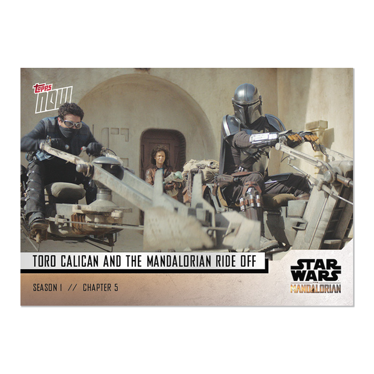 Star Wars: The Mandalorian TOPPS NOW 5-Card Pack - S1 : Chapter 5 - Print Run: 1179 - Image 6
