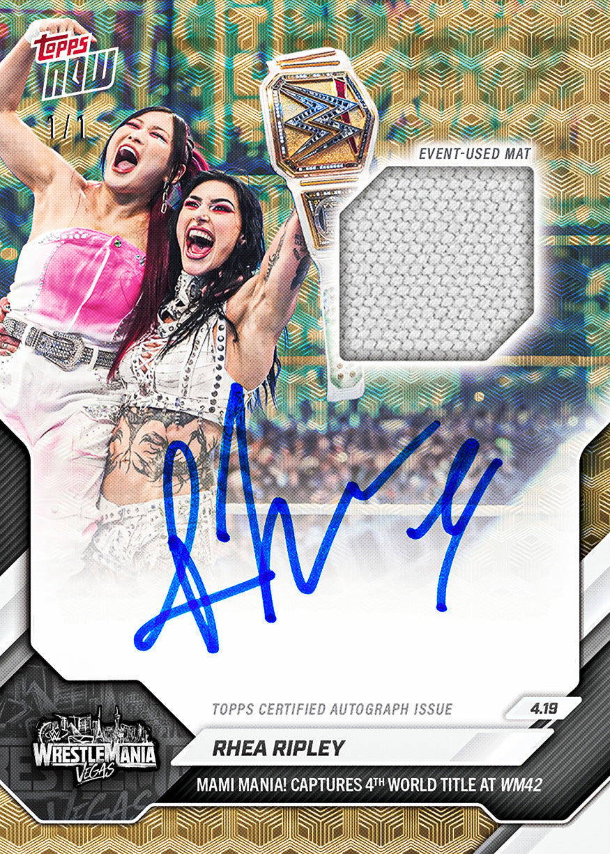 Rhea Ripley - 2026 WWE Topps NOW - Card 49 - PR: 4359 - Image 2