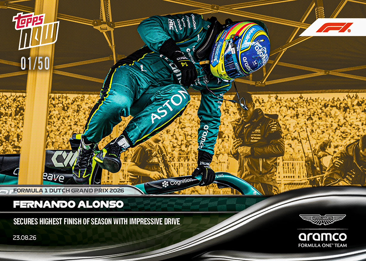 Fernando Alonso - 2026 Formula 1 Topps NOW - Card 54 - PR: 2614 - Image 6