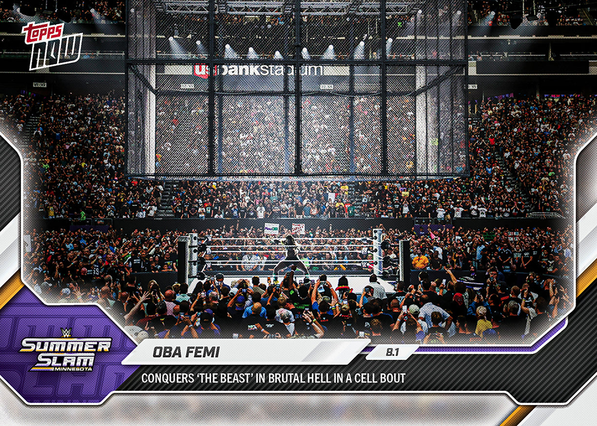 Oba Femi - 2026 WWE Topps NOW - Card 77 - PR: 2759 - Image 3