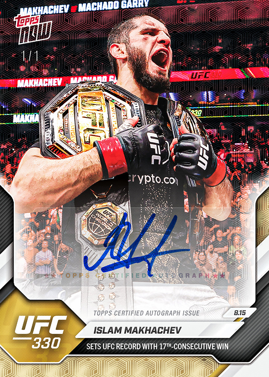 Islam Makhachev - 2026 UFC Topps NOW - Card 28 - PR: 3700 - Image 2