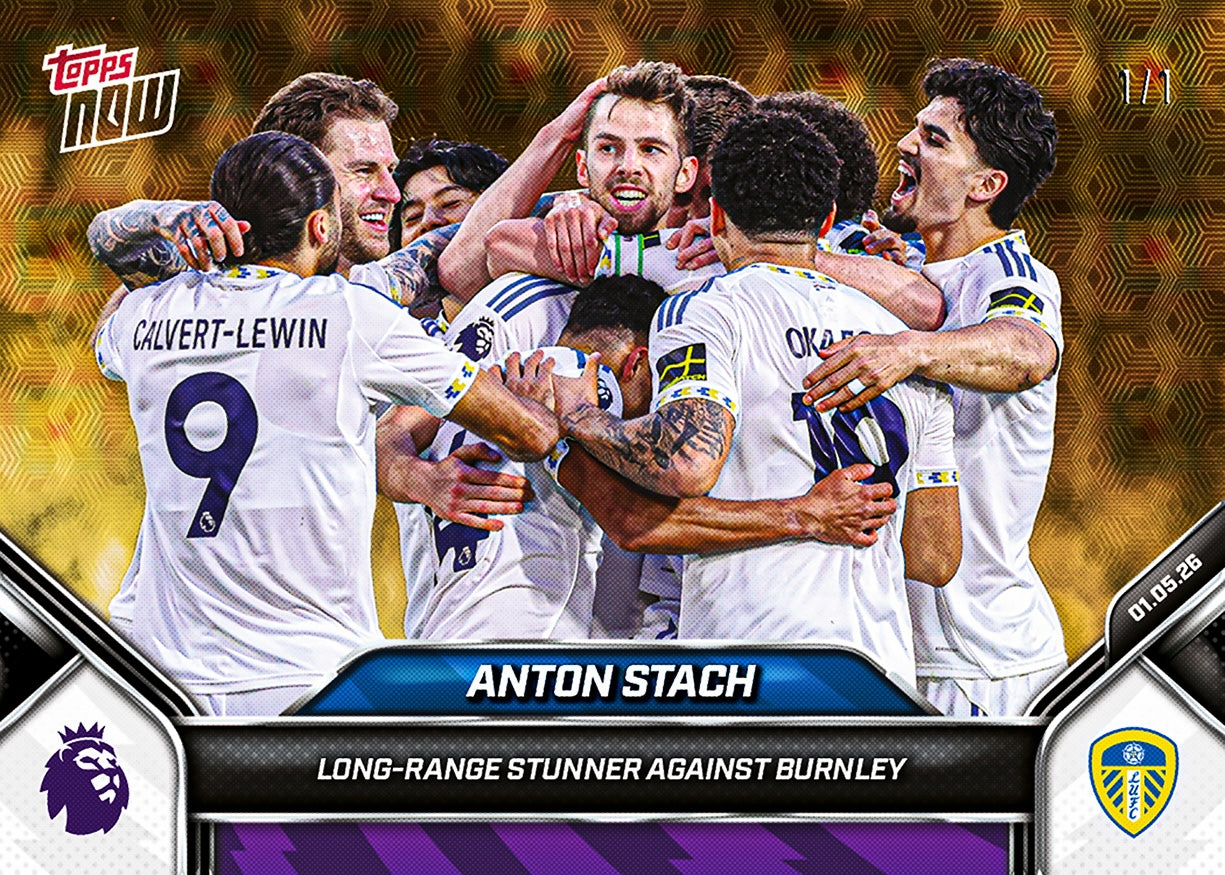 Anton Stach - 2025-26 Premier League Topps NOW - Card 184 - PR: 312 - Image 2