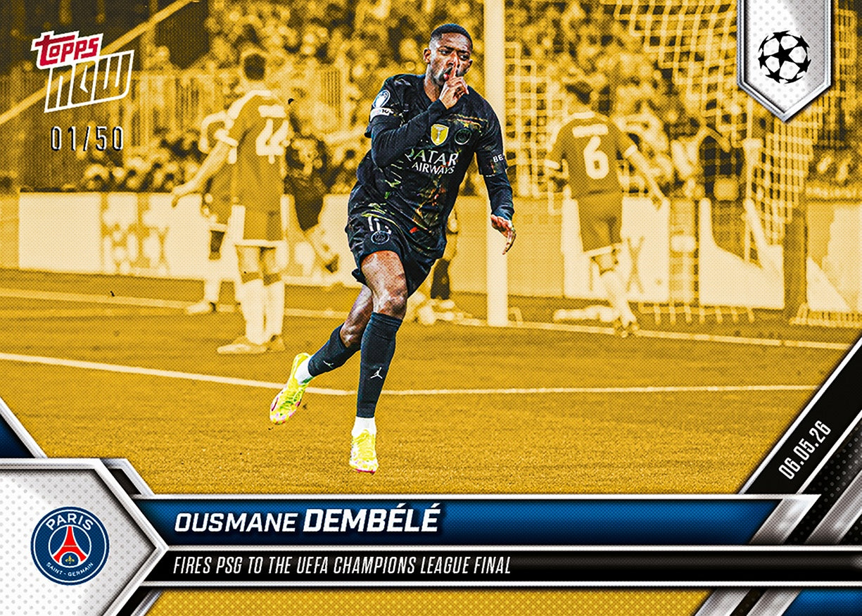 Ousmane Dembélé - 2025-26 UCL Topps NOW - Card 136 - PR: 799 - Image 6