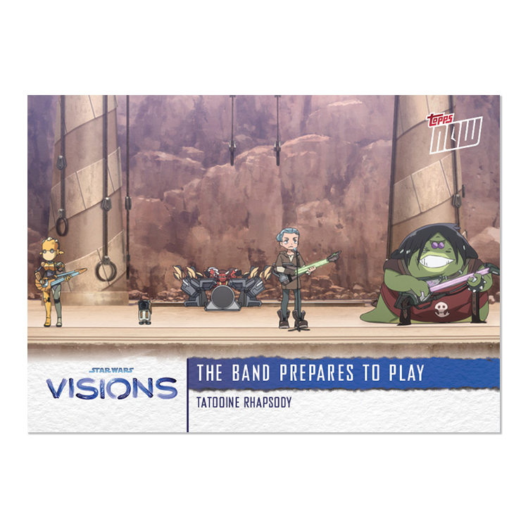 2021 Star Wars Visions TOPPS NOW - 5-Card Pack - Tatooine Rhapsody - PR: 501 - Image 3