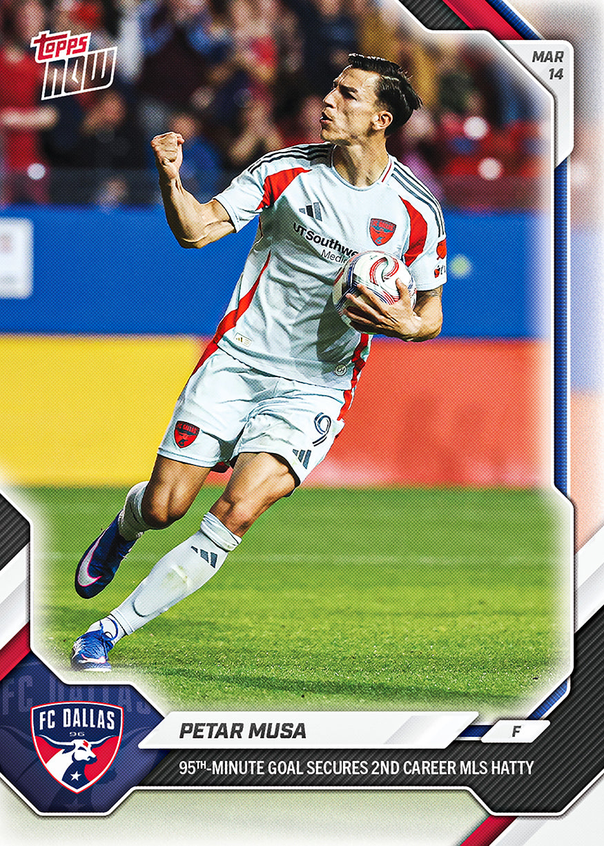 Petar Musa - 2026 MLS Topps NOW - Card 11 - PR: 201