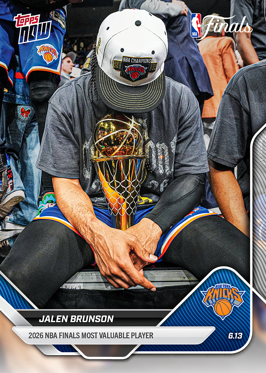 Jalen Brunson - 2025-26 NBA Topps NOW - Card 339 - PR: 47397 - Image 3