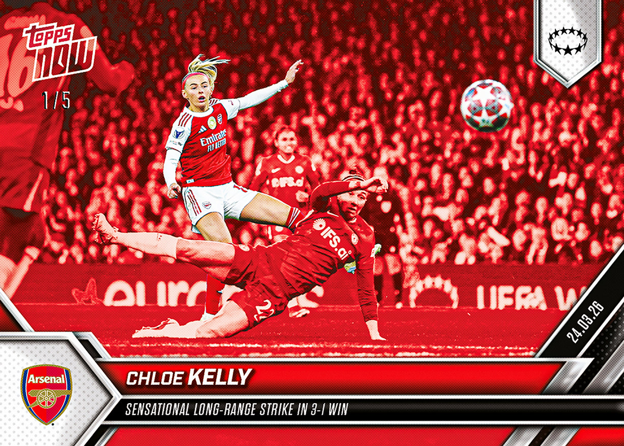 Chloe Kelly - 2025-26 UWCL Topps NOW - Card 23 - PR: 534 - Image 3