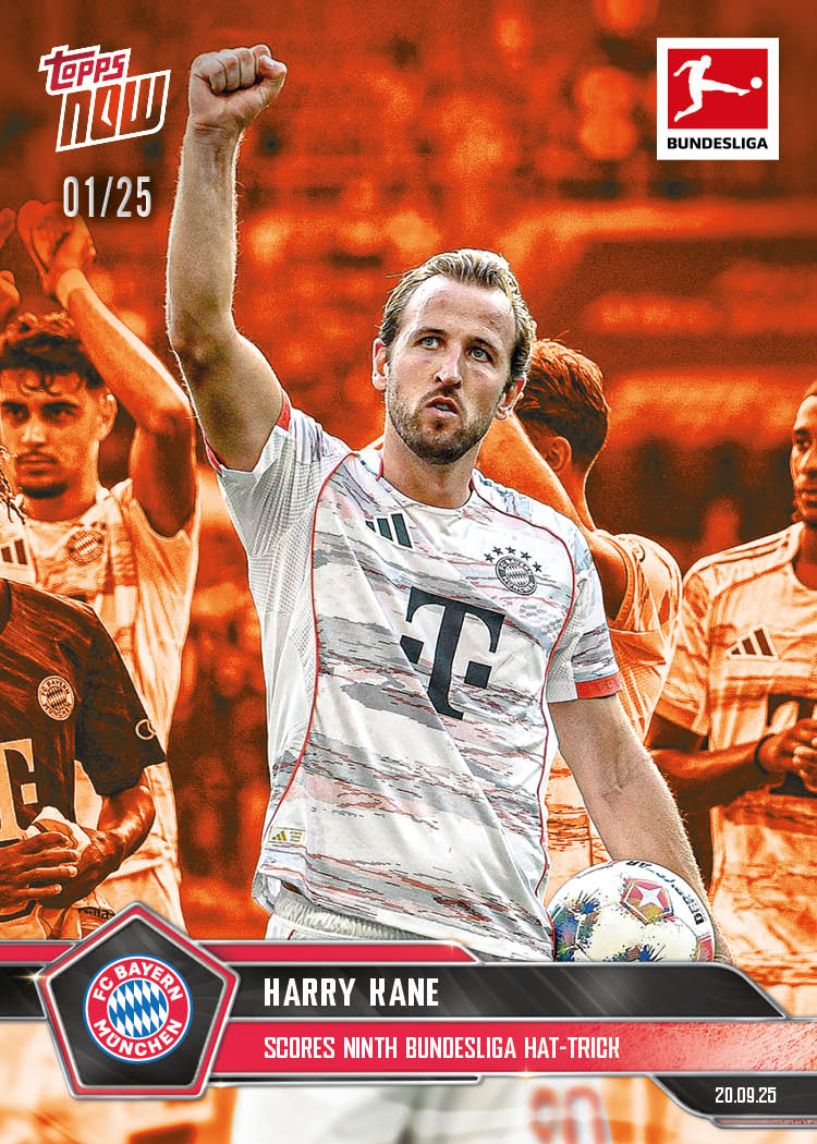 Harry Kane - 2025-26 Bundesliga Topps NOW - Card 27 - PR: 317 - Image 5