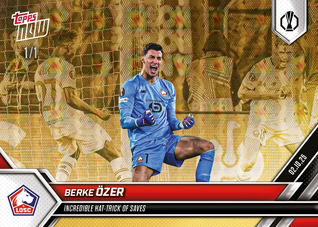 Berke Ozer - 2025-26 UEL Topps NOW - Card 5 - PR: 90 - Image 2