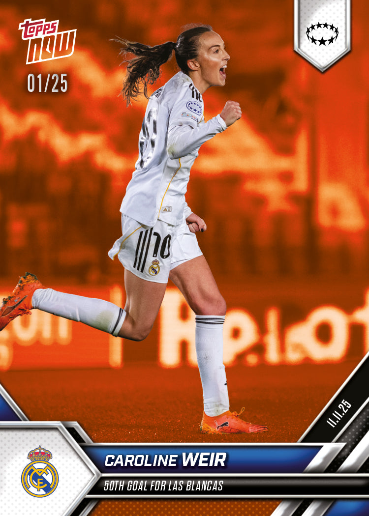 Caroline Weir - 2025-26 UWCL Topps NOW - Card 6 - PR: 217 - Image 5