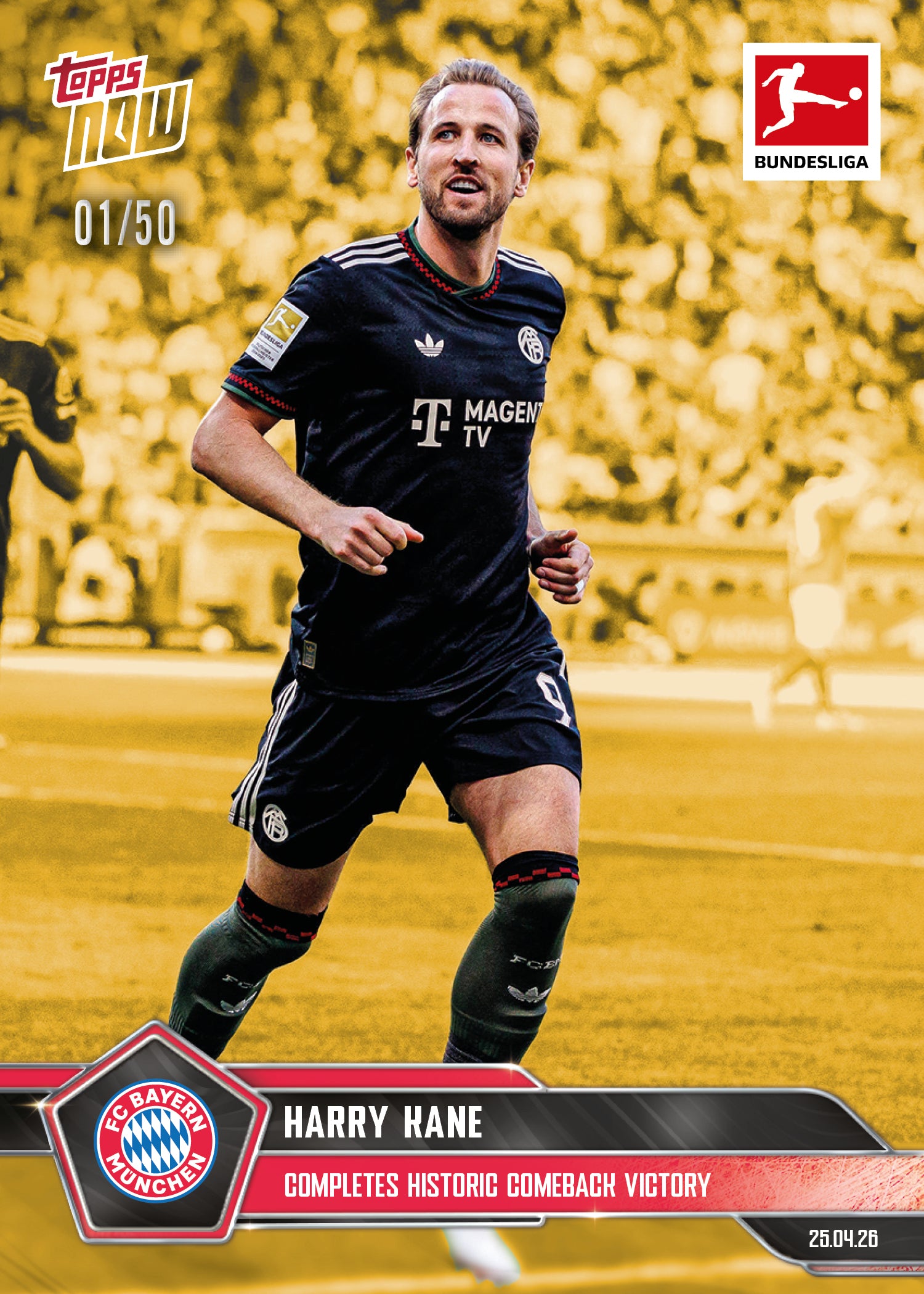 Harry Kane - 2025-26 Bundesliga Topps NOW - Card 178 - PR: 516 - Image 6