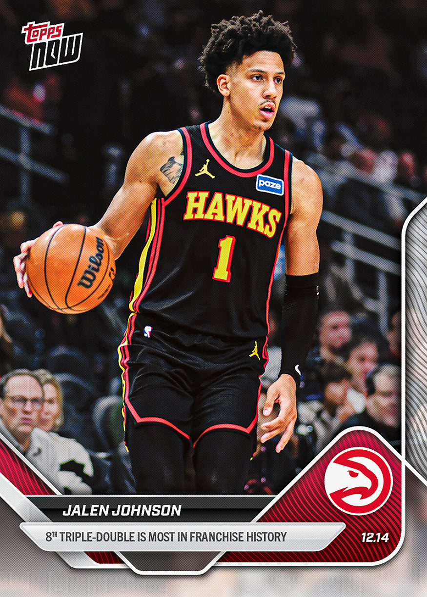 Jalen Johnson - 2025-26 NBA Topps NOW - Card 84 - PR: 527