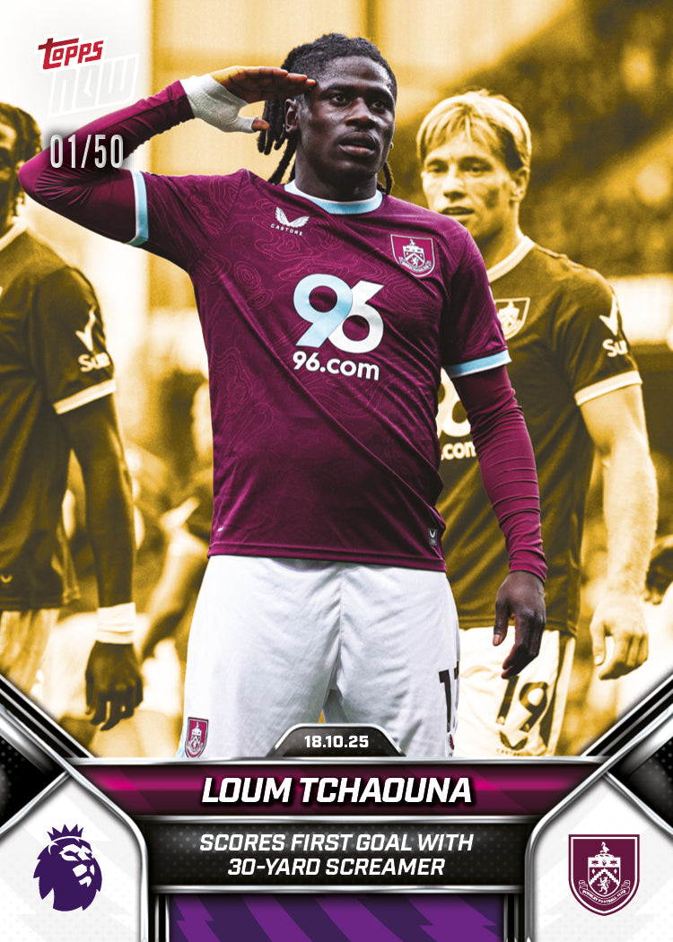 Loum Tchaouna - 2025-26 Premier League Topps NOW - Card 38 - PR: 214 - Image 6