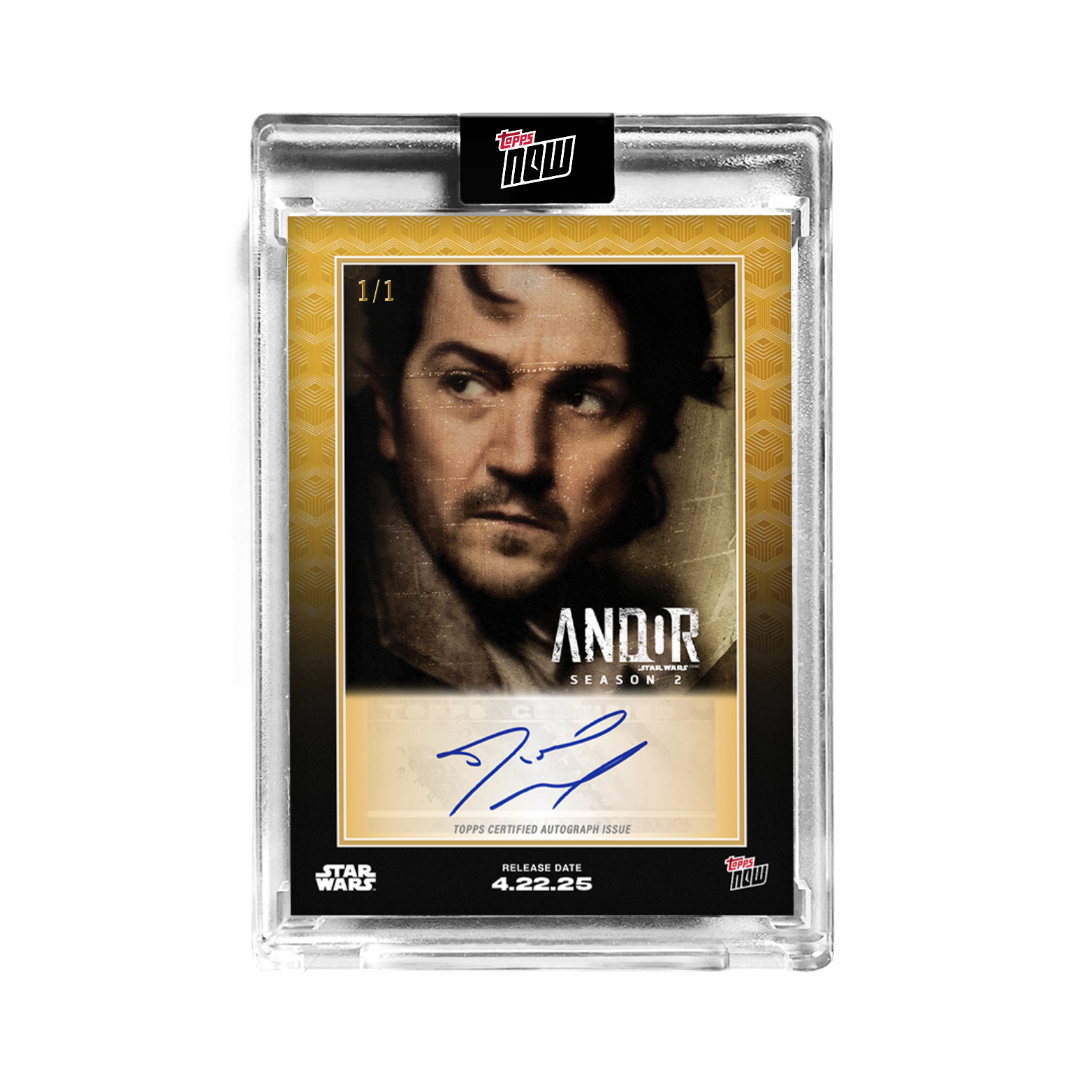 Alternative view of 2025 Star Wars Topps NOW Andor Season 2 - LOOK FOR AUTO - PR: 5507