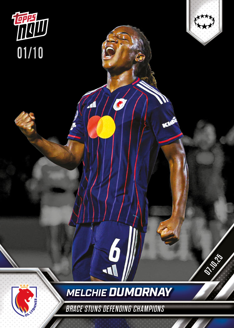 Melchie Dumornay - 2025-26 UWCL Topps NOW - Card 1 - Image 4