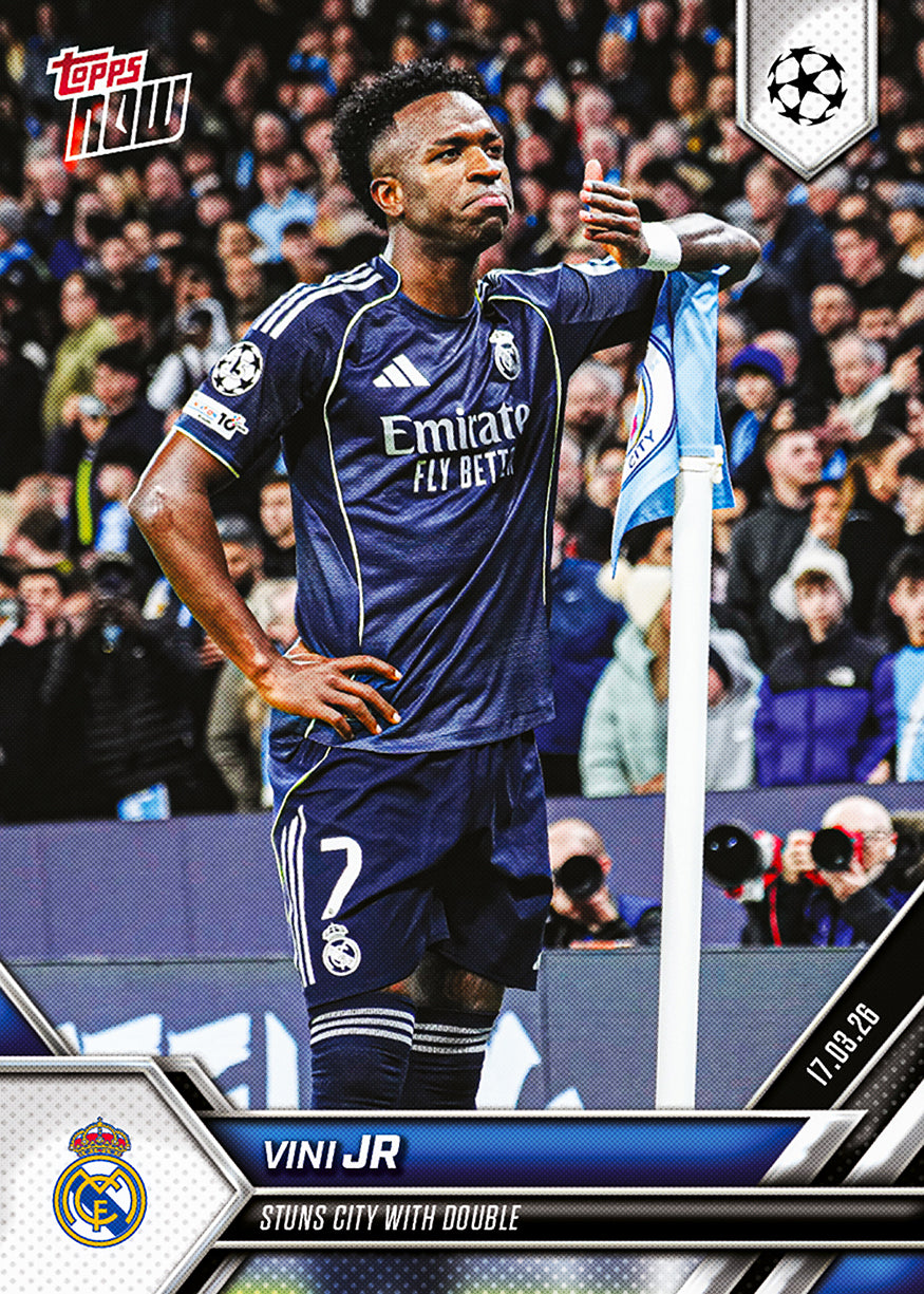 Vini Jr - 2025-26 UCL Topps NOW - Card 107 - PR: 799