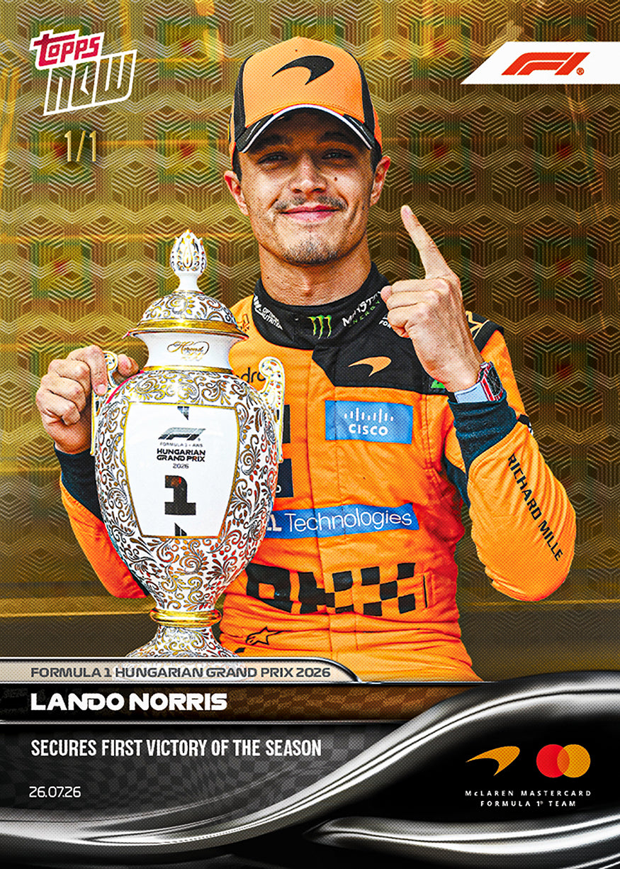 Lando Norris - 2026 Formula 1 Topps NOW - Card 51 - PR: 4892 - Image 2