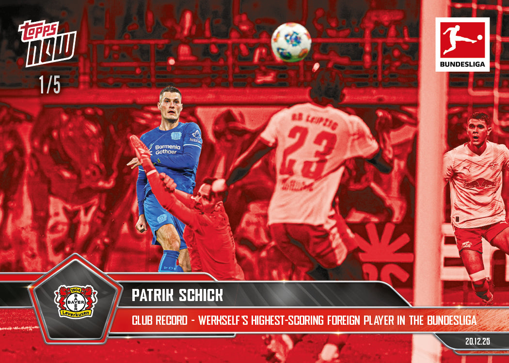 Patrik Schick - 2025-26 Bundesliga Topps NOW - Card 88 - PR: 252 - Image 3