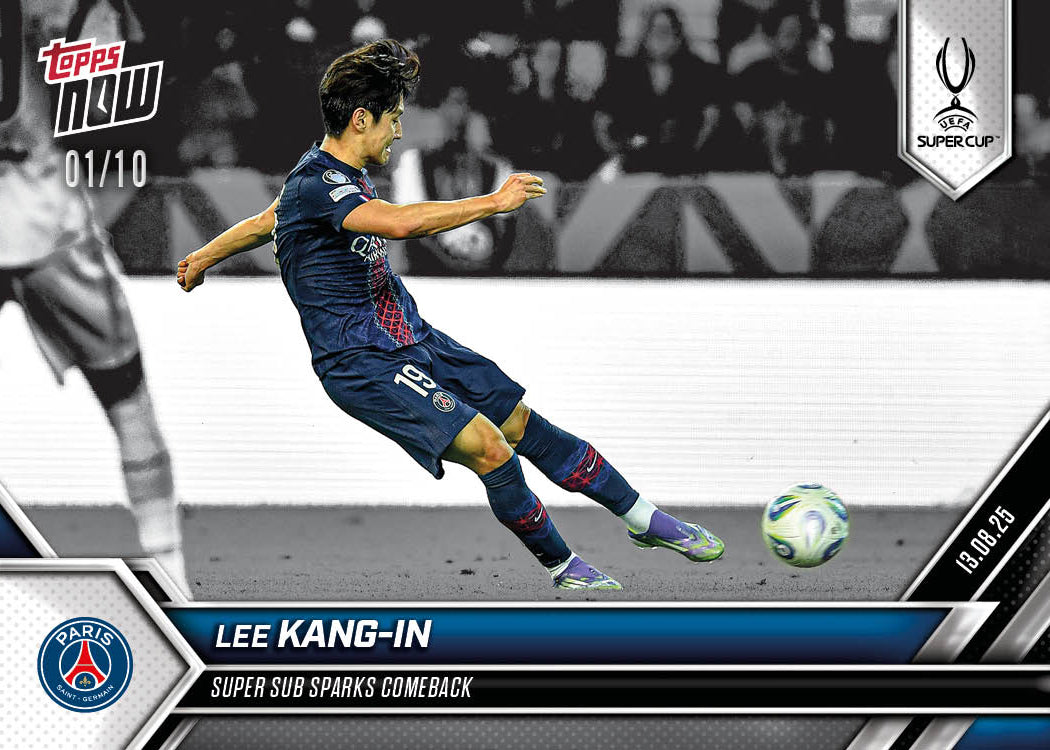 Lee Kang-in - 2025-26 UCL Topps NOW Card 4 - PR: 645 - Image 4