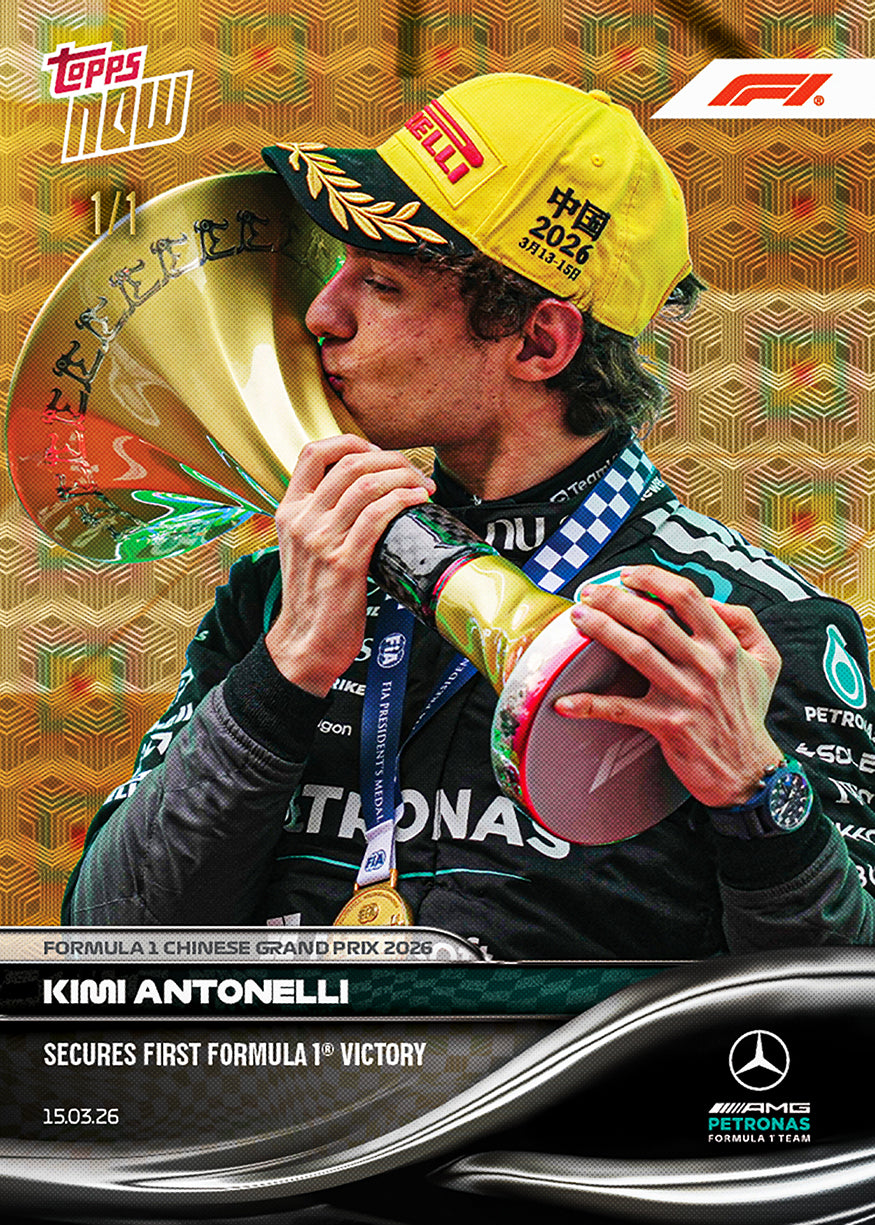 Kimi Antonelli - 2026 Formula 1 Topps NOW - Card 18 - PR: 28723 - Image 4