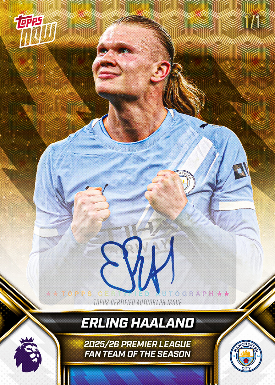 Premier League Team of the Season - Premier League Topps NOW 12-Card Set - Image 3