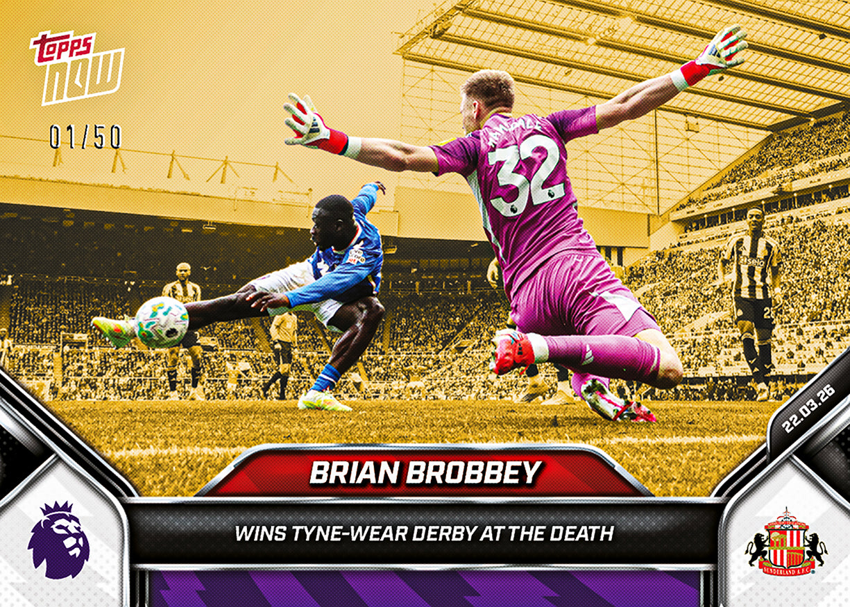Brian Brobbey - 2025-26 Premier League Topps NOW - Card 163 - PR: 1098 - Image 6