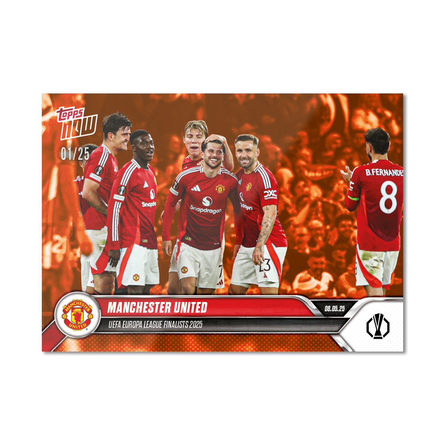 Manchester United - 2024-25 UEL Topps NOW Card 31 - Image 5