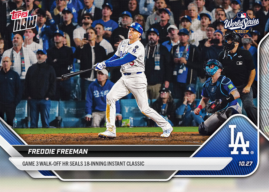 Freddie Freeman - 2025 MLB Topps NOW - Card 908 - PR: 28156 - Image 3