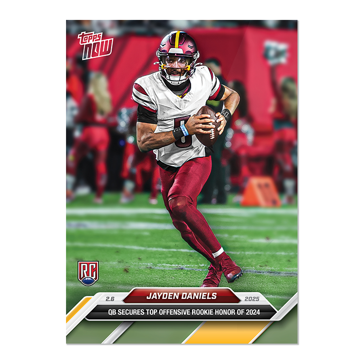 Jayden Daniels - 2024 Topps NOW Football - Card 24 - LOOK FOR AUTOS - PR: 32,708