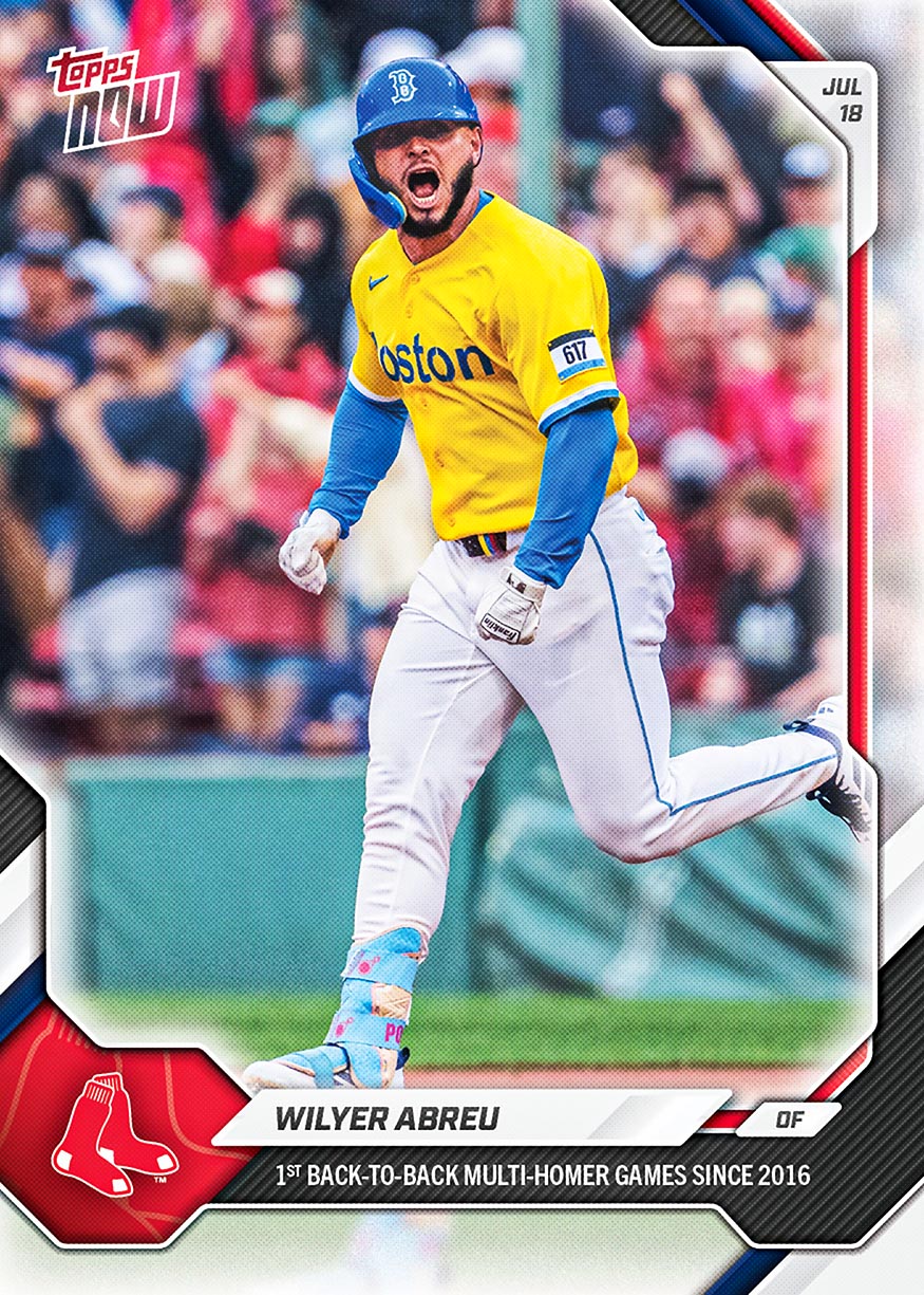 Wilyer Abreu - 2026 MLB Topps NOW - Card 461 - PR: 752