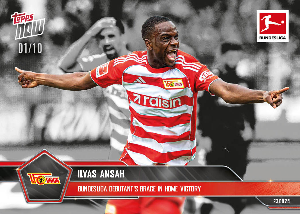 Ilyas Ansah - 2025-26 Bundesliga Topps NOW - Card 8 - PR: 125 - Image 4